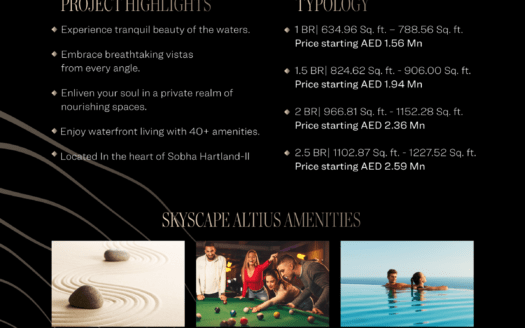 2.5 Bedrooms Apartment In Skyscape Altius