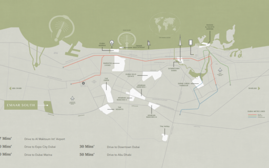 3 Bedrooms Townhouse In Greenridge Emaar South