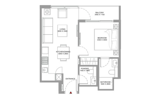 1 Bedroom Apartment in Starline Beach Residences